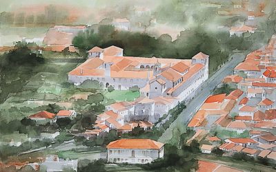 Aguarela - 'Arouca - Casario' (102 X 150)